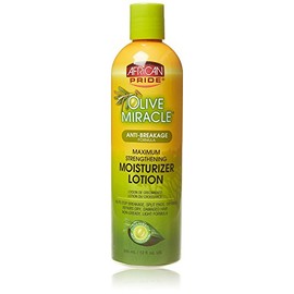 African Pride Olive Miracle Anti-Breakage Maximum Strengthening Moisturizer Lotion 355 ml/12 fl.oz