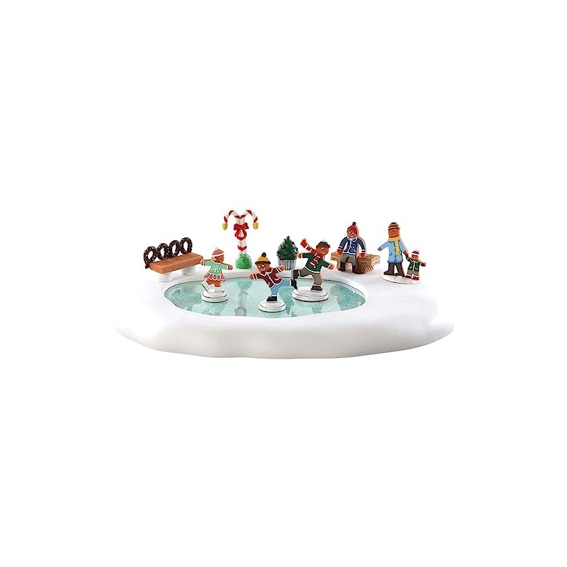 Lemax Gingerbread Skating Pond, Battery Operated (4.5V) #84352