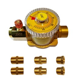 JXHONG gas safety timer automatic shut off valve,110000 BTU, 1/2" or 3/8" NPT, non electric,Outdoor BBQ Shut Off Valve for Natural Gas Grill and Propane Grill ﻿
