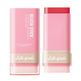 (2026 Newest Dual Head Design) Cheek Stick with Sponge Brush Head, Natural Cover, No Technique Required, Just Apply Directly. Multiple Uses at One Point, Quick Makeup, High Fit, Waterproof, Sweatproof