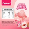 COKOC Peelable Gummies Peach,Peeling Gummies Peach Candy,Individual Packaging 2.64oz Bag
