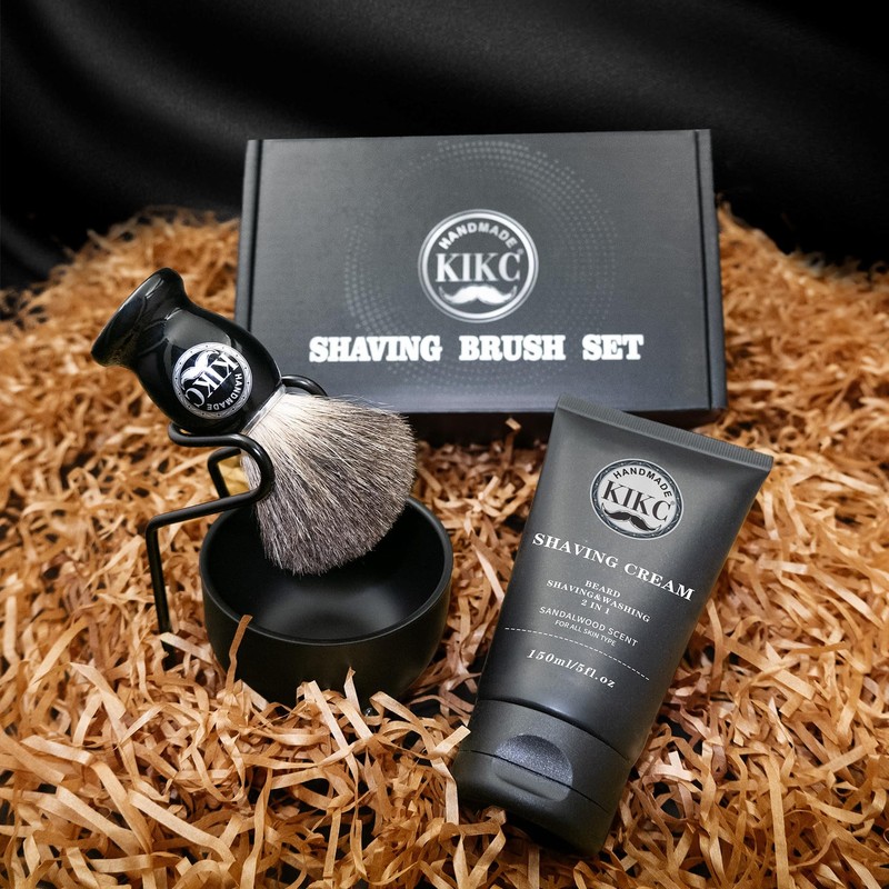 KIKC 5 in 1 Shaving Kit for Wet Shave, Set
