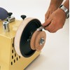 Scheppach Profiled Leather Grinding Wheel 100 Jig Accessory for Wet-Grinding