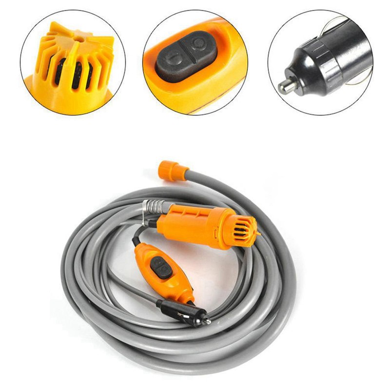 Car Shower Adjustable Water Volume Portable Outdoor Shower for Pet