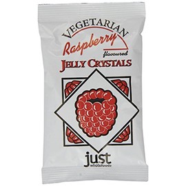 Raspberry Jelly Crystals with Sugar (Just Wholefoods) 85g