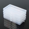 Mini hanging plastic storage case for organizing small items 4p set 4ea