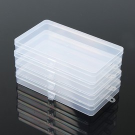 Mini hanging plastic storage case for organizing small items 4p set 4ea
