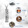 Tree of Life Urn Necklaces for Ashes for Women Men