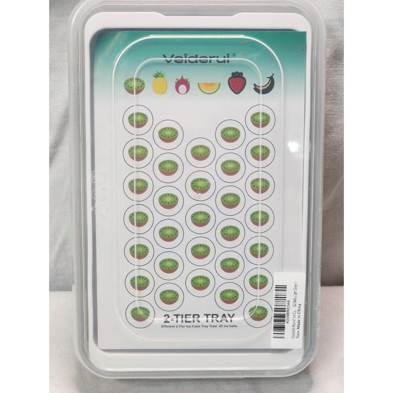 Veiderui Stackable Round Ice Cube Tray 62 Round Ice Balls