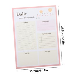Ciieeo -do List Notepad Planner Tear-Off Daily Schedule Pad Compact Work Planner for Efficient Task Management and Planning for Use