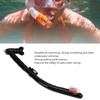 Dry Snorkel Tube PVC Silicone Easy Breath Lightweight Swimming Snorkel