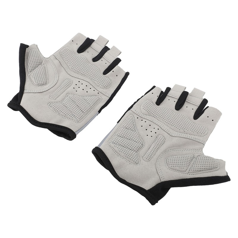 Men Cycling Half Finger Gloves Anti Slip Shock Absorption Bicycle