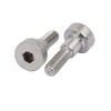 sourcing map 304 Stainless Steel Shoulder Bolts 5 mm Diameter