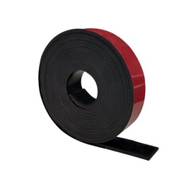 SUCOHANS Adhesive Rubber Strips 1/8(.125)" Thick x 1" Wide x 10' Long, Neoprene Rubber Strip with Adhesive Backing for Sealing Supports Protection Gaskets