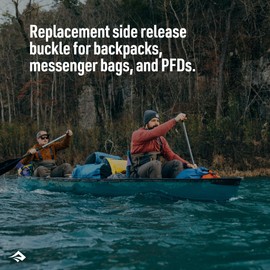 Sea to Summit Field Repair Buckle - Side Release, 1 Pin, 3-pack, 50mm / 2in