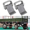 2 Pcs Heavy Duty Steel Dump Trailer Hinges Strap Style