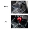 MACHSWON Car Accessories ABS Gear Shift Knob Cover Trim Cap