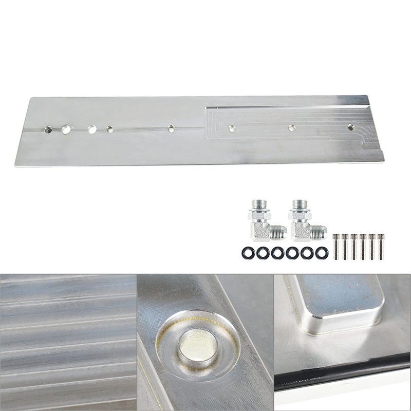 munirater Billet Aluminum Tappet Cover Kit Replacement for 1989-2002 Cummins
