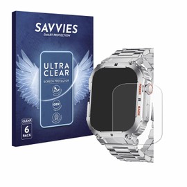 Savvies Screen Protectors for LIGE K-57 1.96 Inch Ultra Transparent Pack of 6