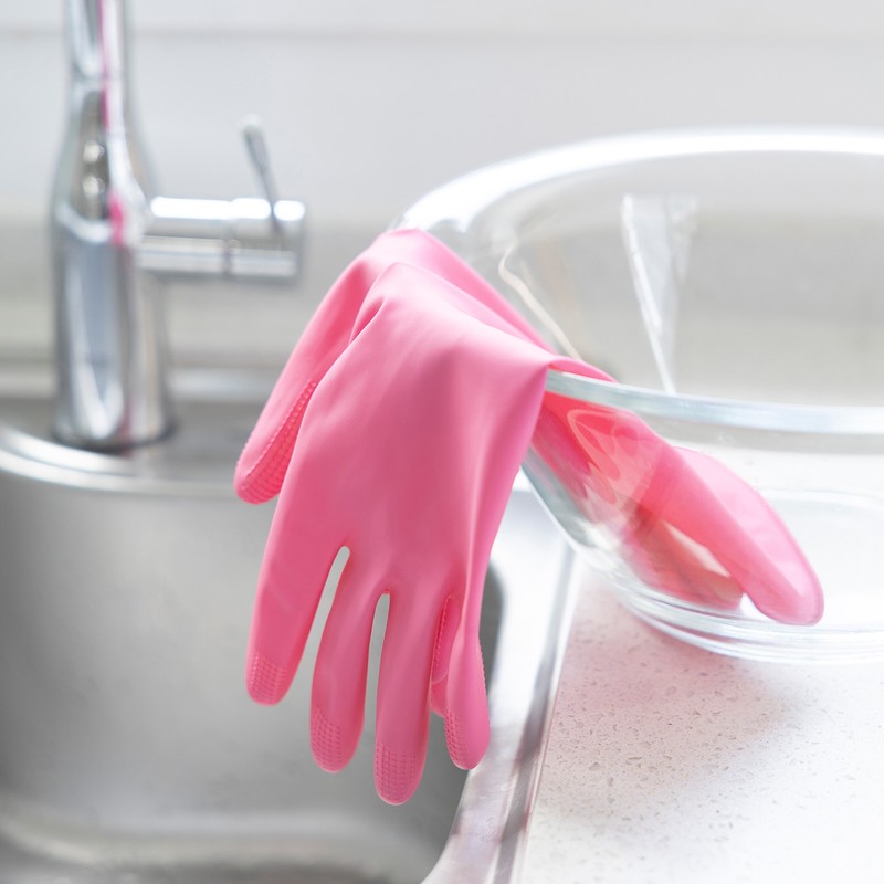 명진 손이편한 마이마이 고무장갑 MyMy Comfortable Rubber Gloves by Myeongjin