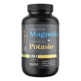 Citrato Magnesio Potasio Momosie Energía Balance 180 Cápsulas Alta Absorción Vegano Rellenos