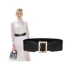 SUOSDEY Wide Elastic Belt for Women, Stretch Cinch Waist Belt
