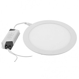 24W LED Round Recessed Ceiling Panel Down Light Ultra-Slim Down Lamp for Dining & Living Room, Corridor,Conference Room and Office 4000K/6400K