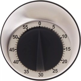 OGGI Countdown 60-Minute Kitchen Cooking Baking Timer Stainless Steel