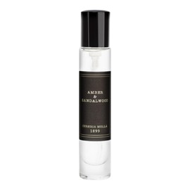 Cereria Molla Room & Body Travel Spray, 0.5 FL OZ, Natural Essential Oil Fragrance (Amber & Sandalwood)