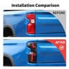 JWWY Tail Light Taillight Rear Light Garnish Cover Trim Fit