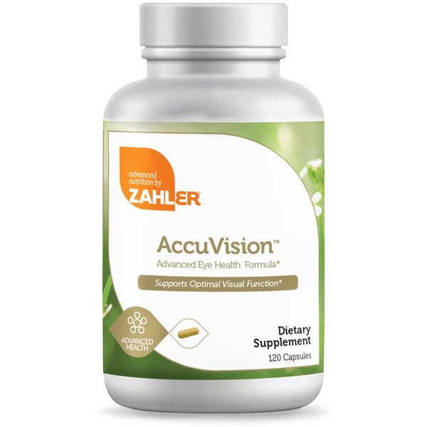 Zahler AccuVision, Advanced Eye Health Formula, 120 Capsules