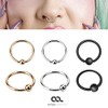 Ball Closure Ring Septum Piercing Captive Ring Lip Eyebrow Nose