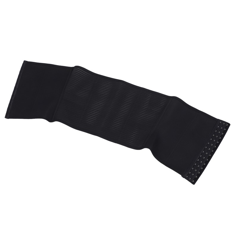 Waist Trainer Corset Shapewear Tummy Control 3 Row Hook Black