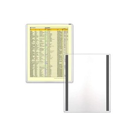 STORE SMART - Magnetic Frames - Rigid Plastic - 20-Pack - 8 1/2" x 11" - Lean / 5S / Six Sigma (HPP812X11M-LEAN-20)