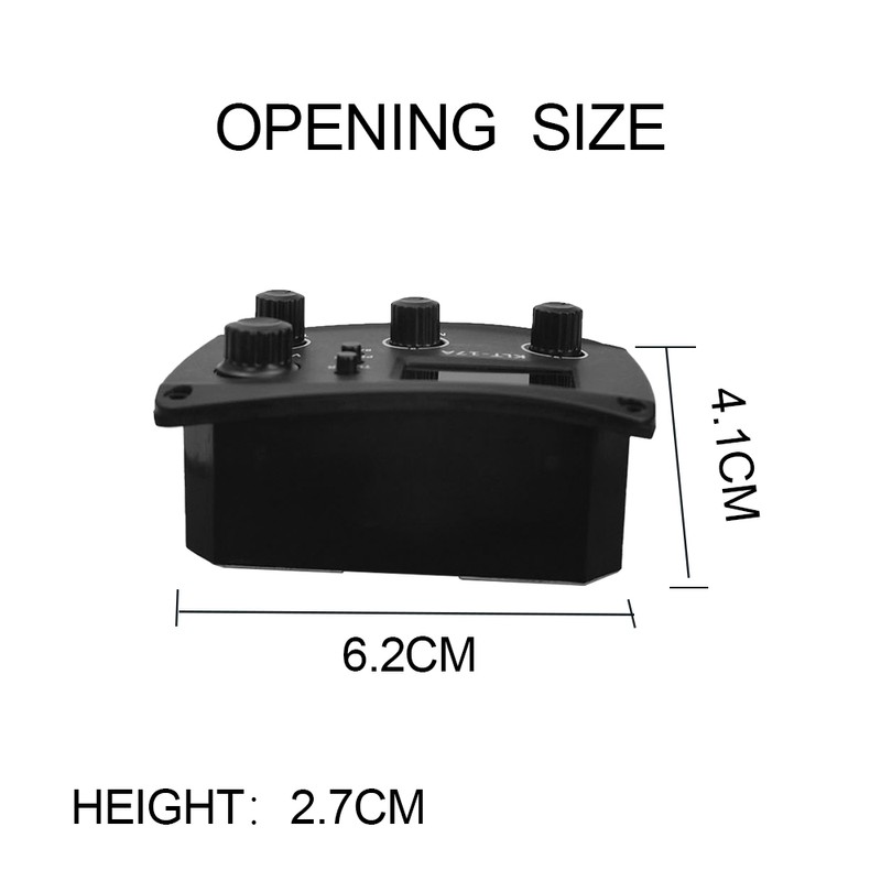 Acoustic Guitar Pickup Folk Classical Guitar Pickup LCD Display with