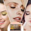 Profusion Cosmetics 21 Sombras PLT Ojos Gold Rush Paleta Vegano