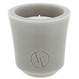 Bougies La Francaise - Wax Candle Holder - Citronella - Made in Tunisia, Medium Grey Color, +/- 55-Hour Burn Time - ‎5.12 x 5.31 inches