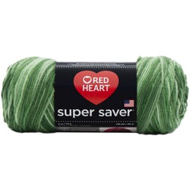 Red Heart Super Saver Yarn-Green Tones