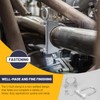 Mardatt 2 pieces 1-3/4 inch (45 mm) exhaust U-clamp, silencer