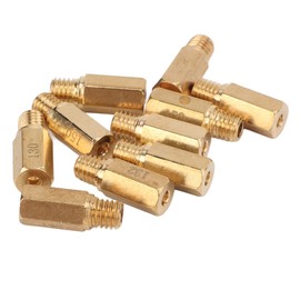 Keihin Carburettor Nozzles, Keihin Pwk Main Nozzle 140, Keihin 142, 10-Piece Set Carburettor Main Nozzle Kit 130 132 135 138 140 142 145 148 150 152 Replacement for Keihin Pwk Pe Oko,