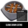 GORILLA GRIP Patent Pending Slow Feeder Dog Bowls, Interactive Puzzle