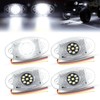 TMH 4 Pods White Strobe Rock Lights LEDs SMD Chips