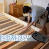 20 Pcs Bed Slat Holders,Slats King Size,Slat Caps,Side and Center