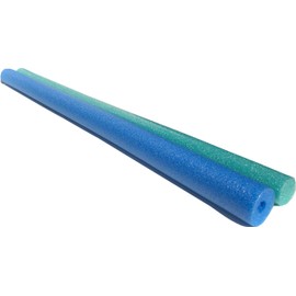 Jumbo No Hole Extra Long Deluxe Solid Core Pool Noodles for Swim Therapy (Jumbo Blue Solid Green)