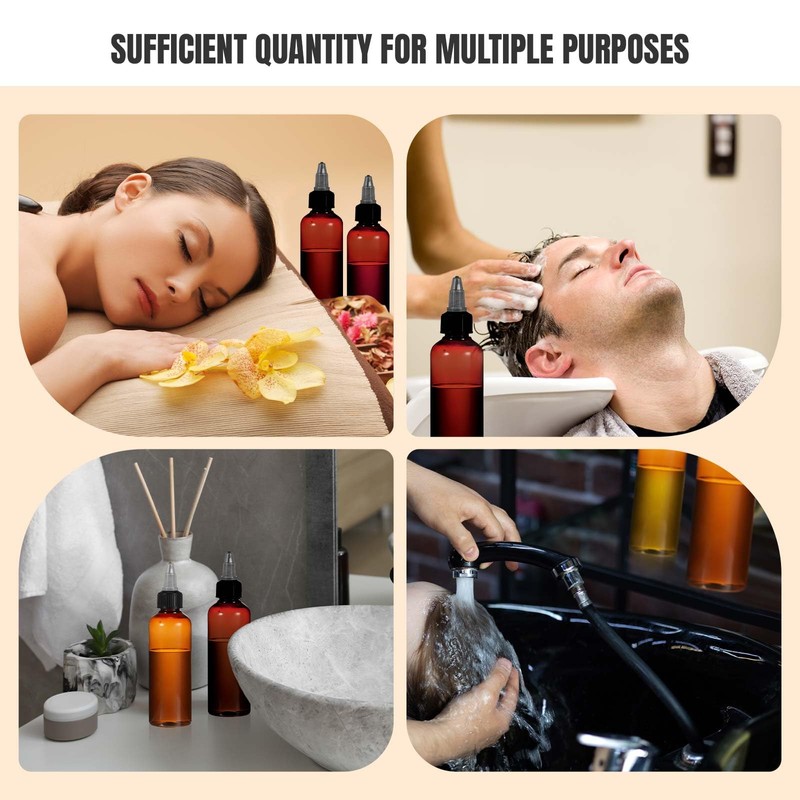 Barydat 12 Pcs Applicator Bottles for Hair, Squeeze Hair Oil