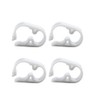 Water Flow Control Tube Clamp, 4 Pcs 3-6mm Plastic Adjustable