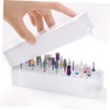 Operitacx Drill Storage Box for Nail Tech Nail Drill Bits