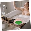UTHCLO Elegant Shell Soap Dish Self Draining Ceramic Soap Holder