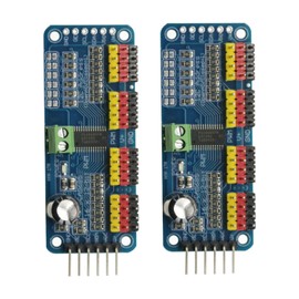 2PCS PCA9685 16 Channel Servo Controller 16 Ch 12-bit PWM Servo Motor Driver I2C IIC Module for Arduino Servo Motor Robot