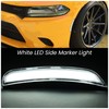 HECASA LED Side Marker Lights Compatible with 2015-2024 Dodge Charger